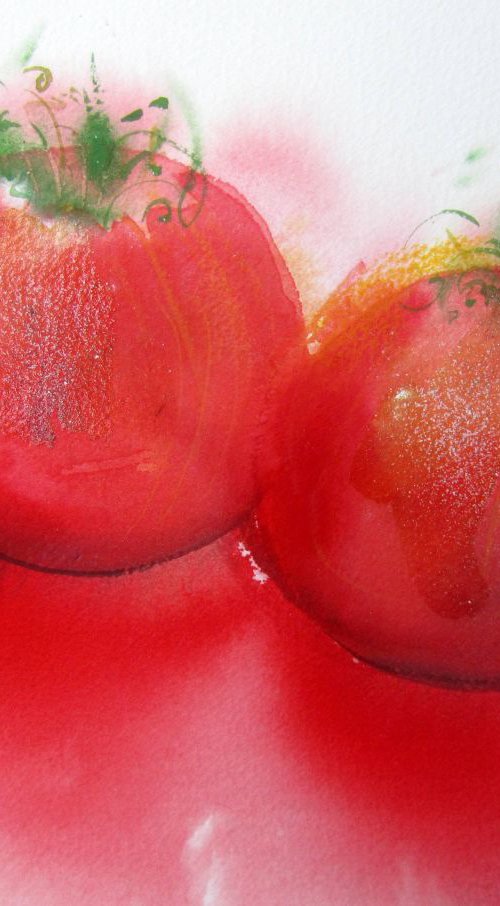 Tomato Red by Violeta Damjanovic-Behrendt