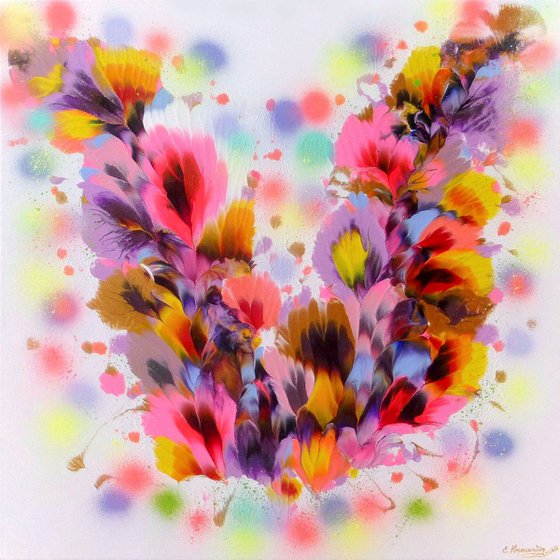 Floral Painting "Spring Flower Festival"