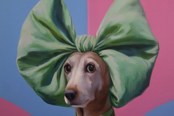 "Lady with a bow"