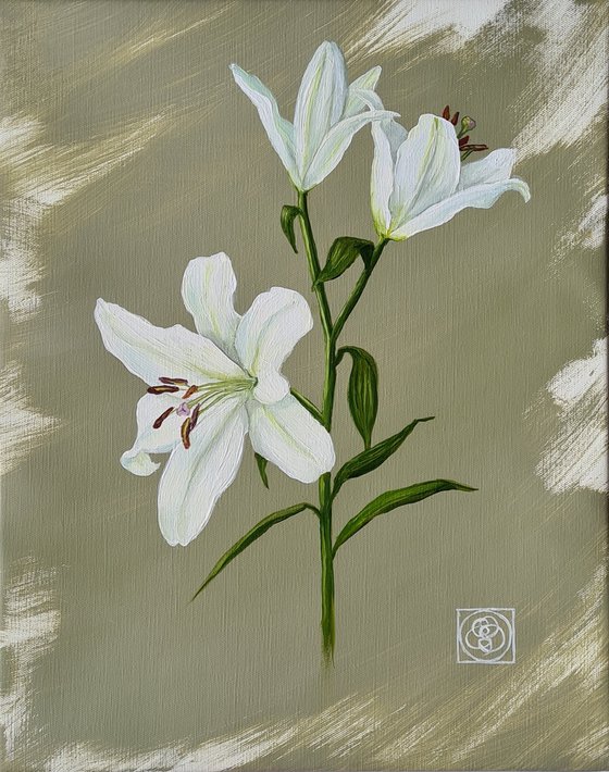 Oriental Lily Study 3