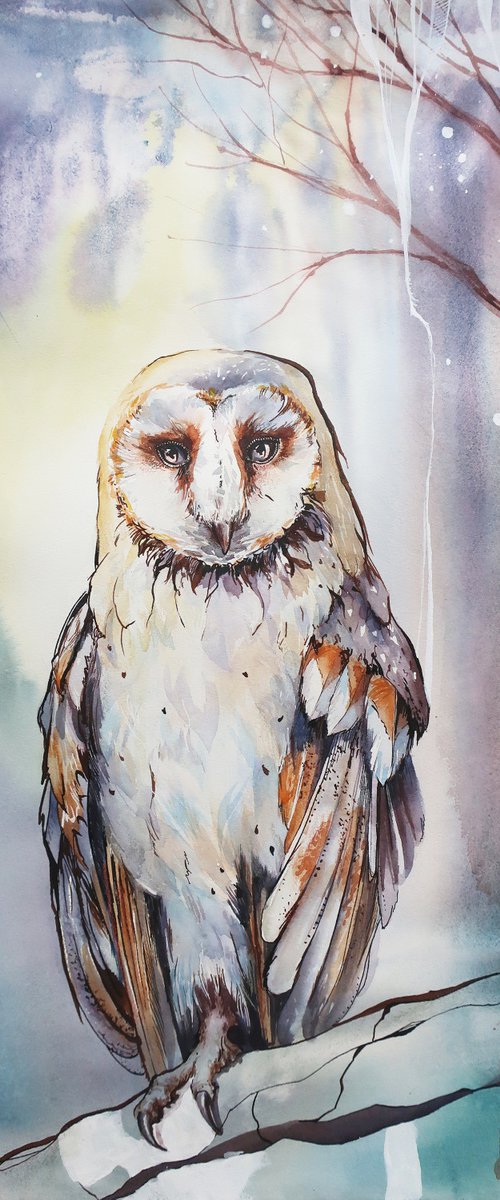 The Owl. by Alla Vlaskina