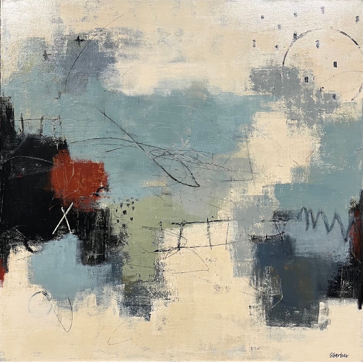 Petrichor By Shellie Garber, 36 X 36, Artwork For Sale On Artfinder