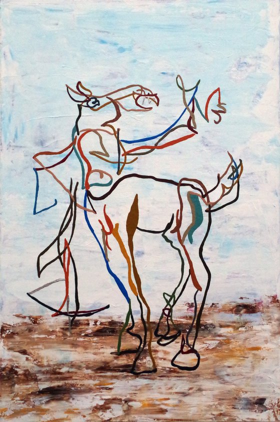 III 18 - Self portrait as centaur with crossbow