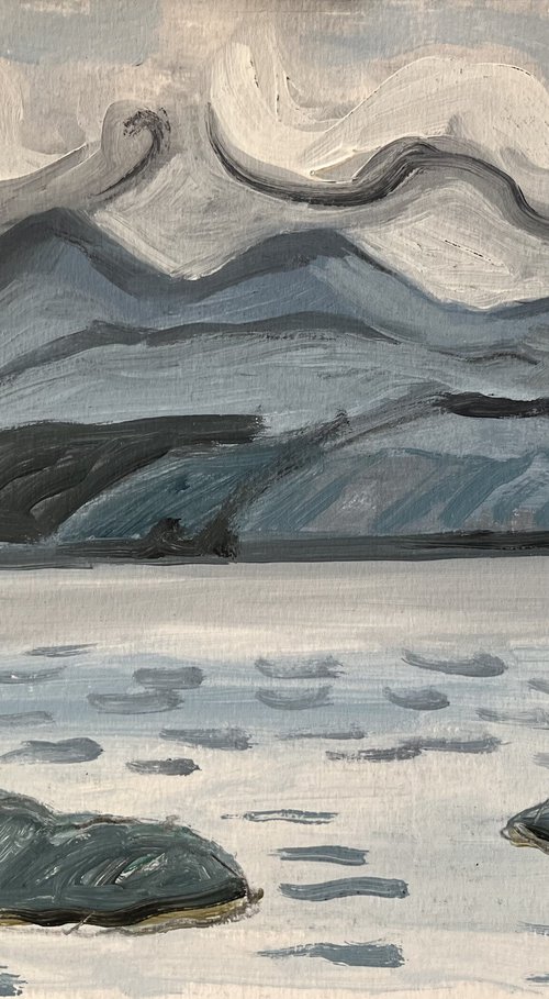 Highland landscape by Christine Callum  McInally