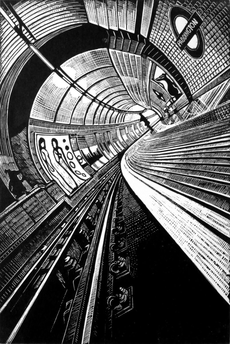 [framed] View Subterranea: Paddington by Rebecca Coleman