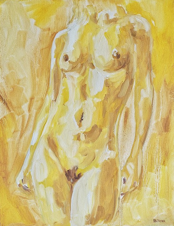 "Yellow" - Figure - Female Nude