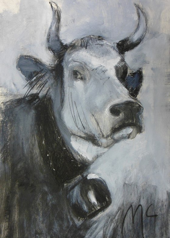 Swiss Cow Drawing III