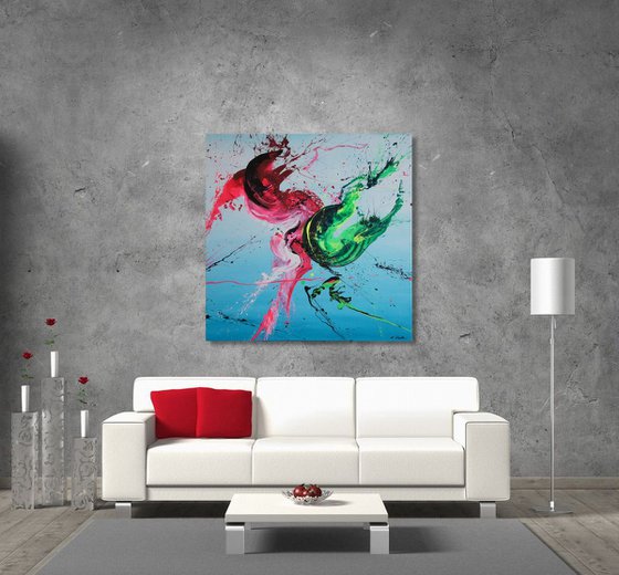 Tough Stance (Spirits Of Skies 064025) - 80 x 80 cm - XL (32 x 32 inches)