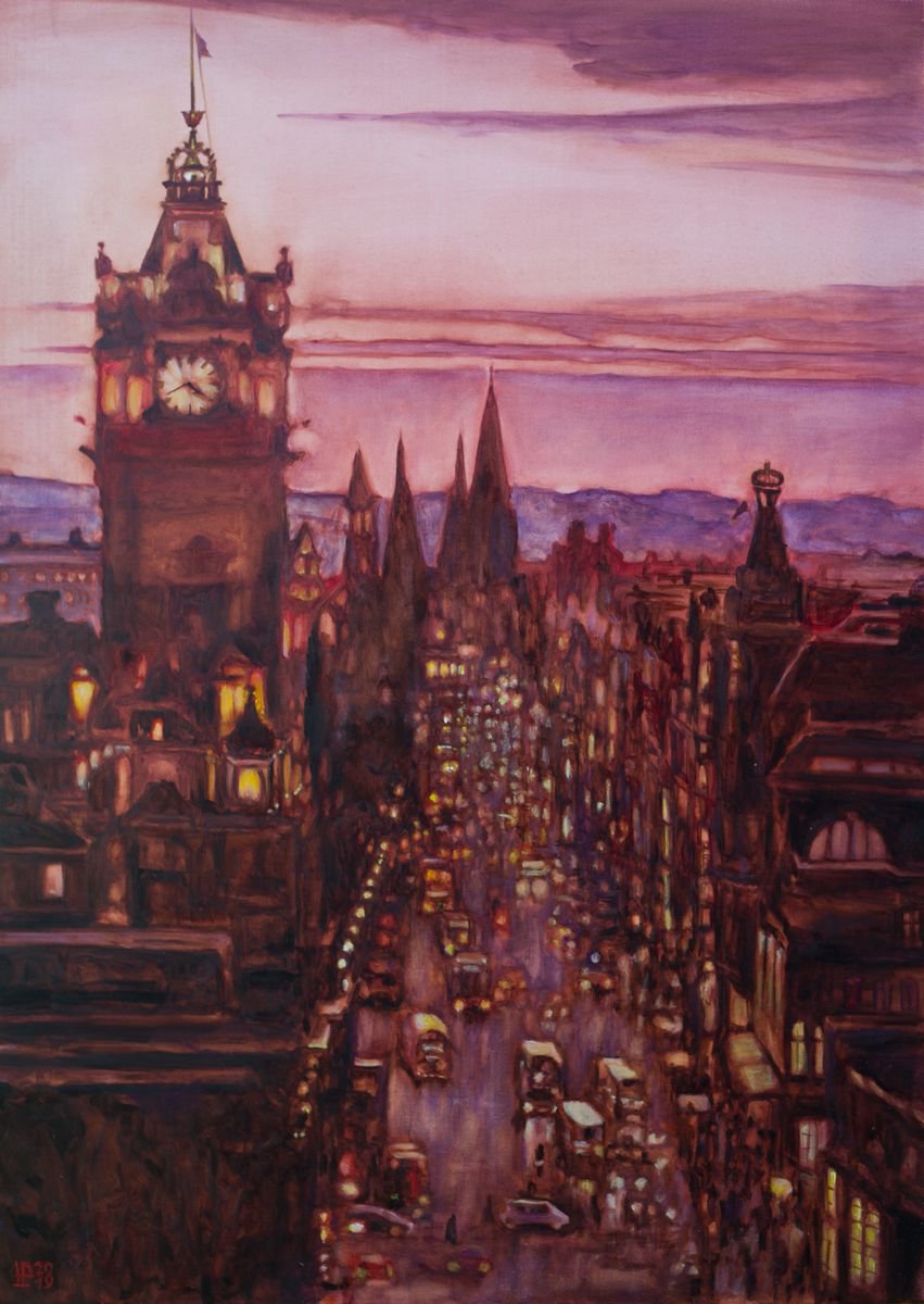 Old Edinburgh by Liudmila Pisliakova