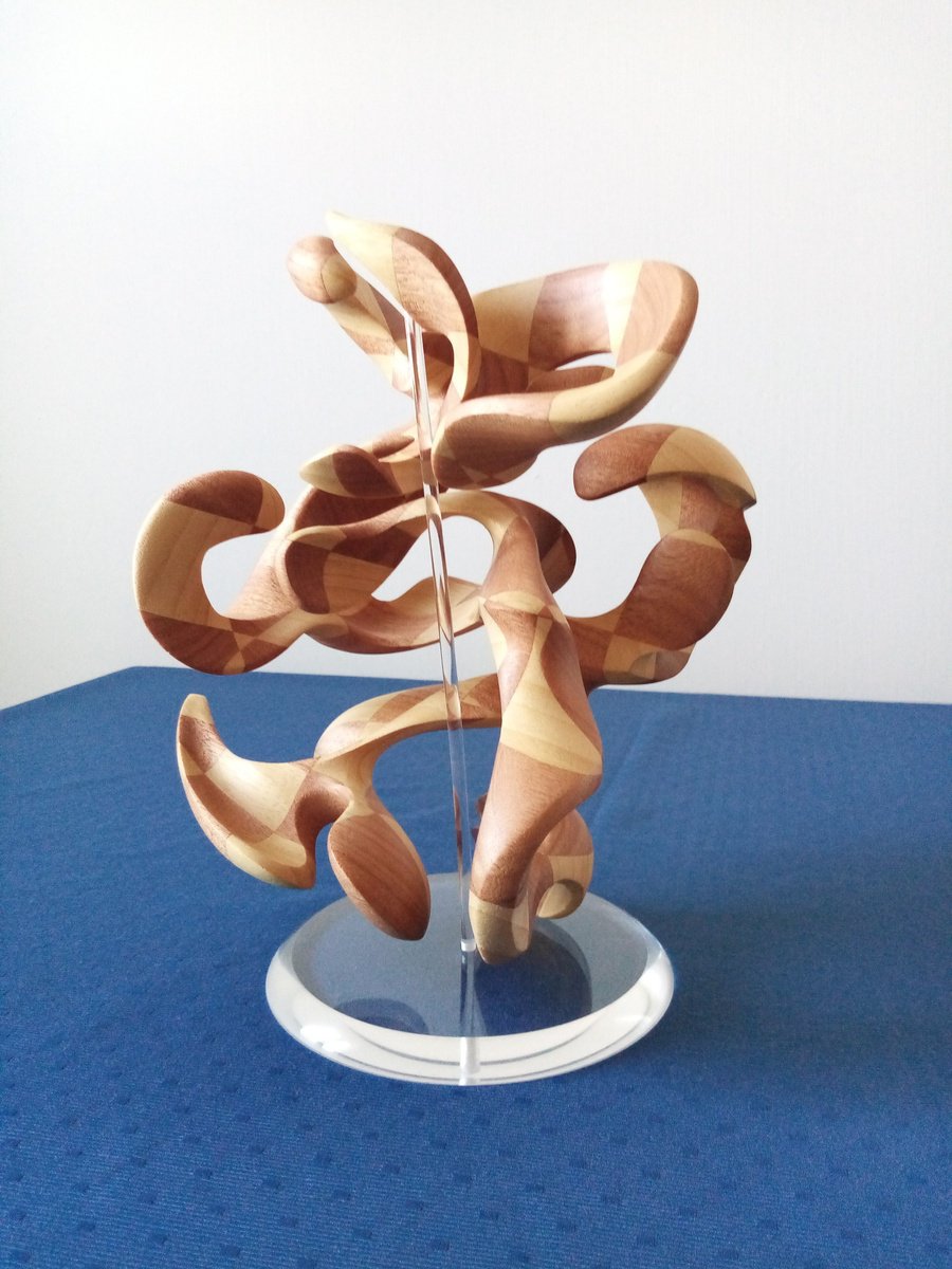 Abstract Stone Sculpture By Massimiliano Capraro, 7 X 9", Osman, Original Artwork