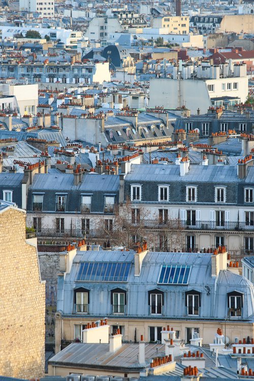 Paris rooftops by Nikola Lav Ralevic