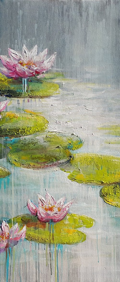 Waterlilies by Viktoria Lapteva
