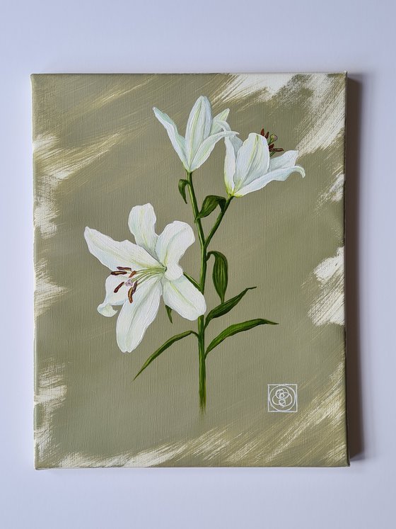 Oriental Lily Study 3