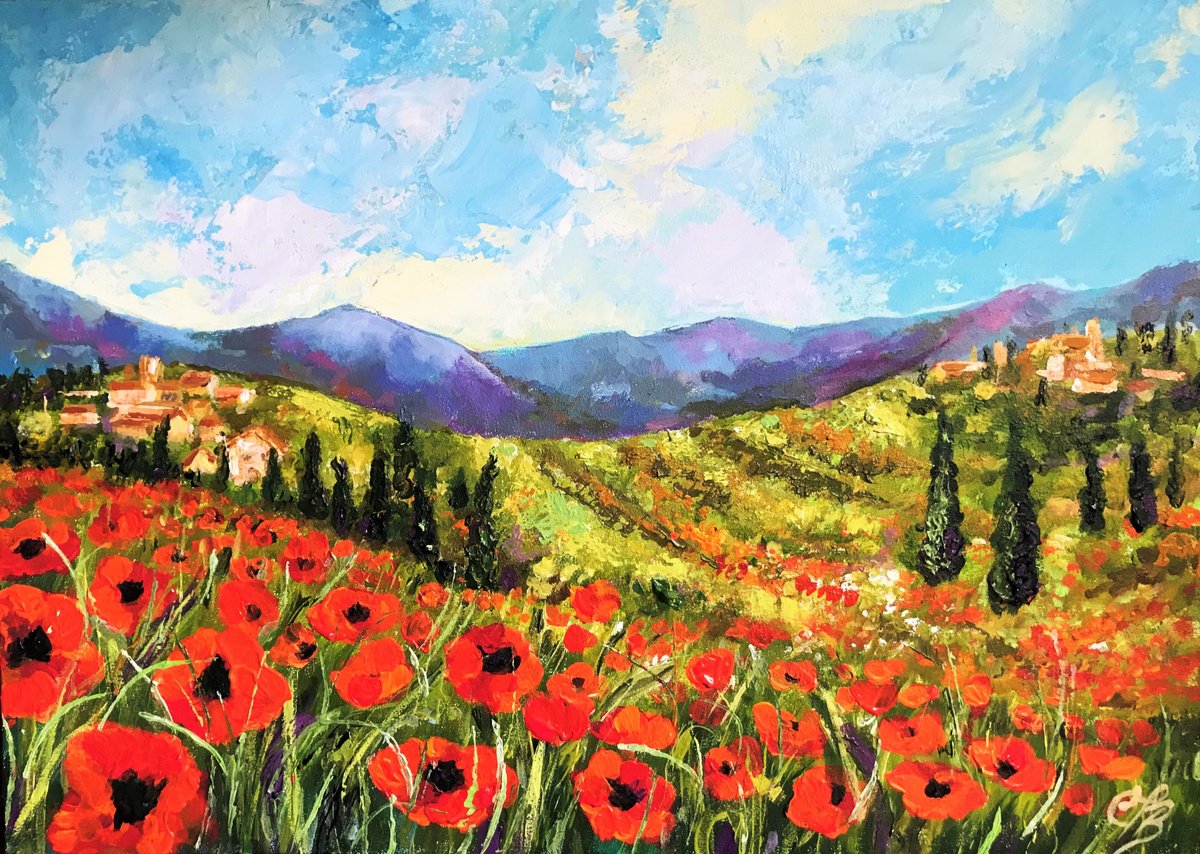 Spring in Tuscany #3 by Colette Baumback