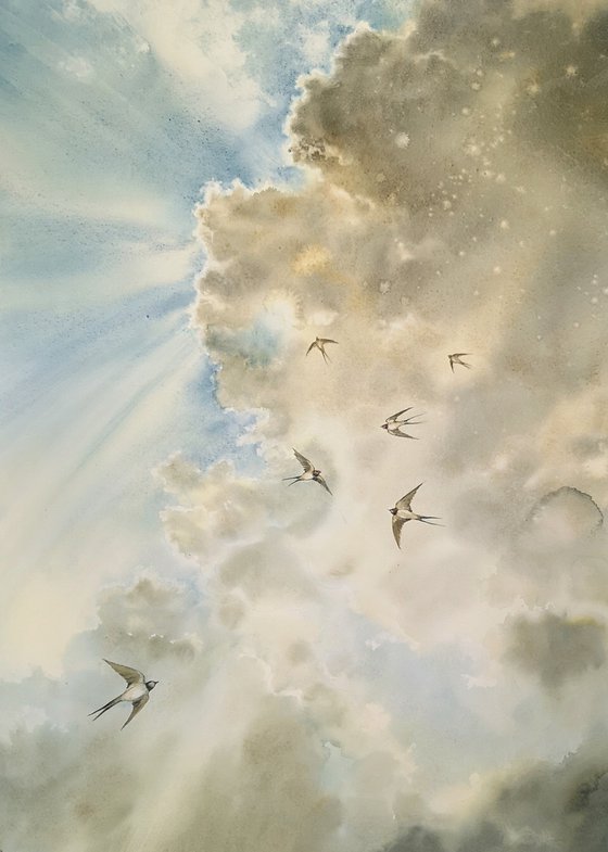 Sunlight Through the Clouds