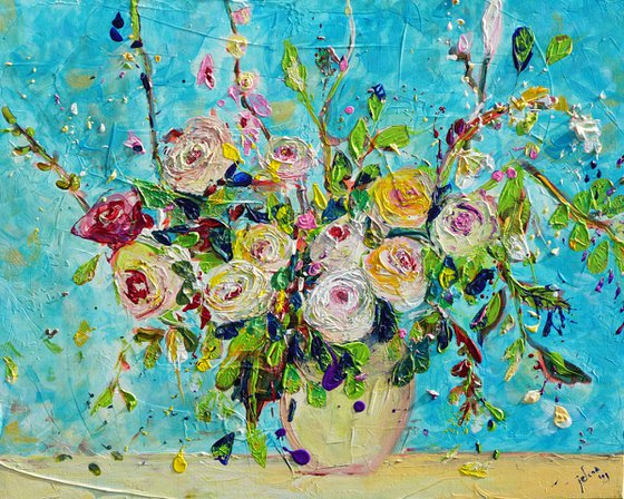 Summer Bouquet 21 30x24in (~76x60cm)