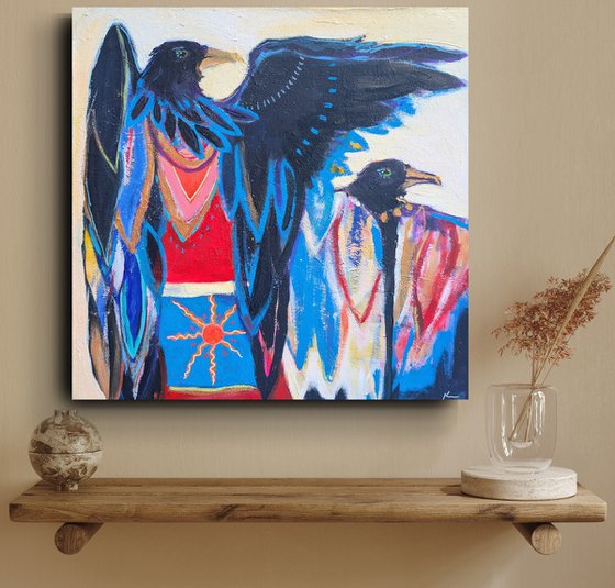 Raven charts the course.