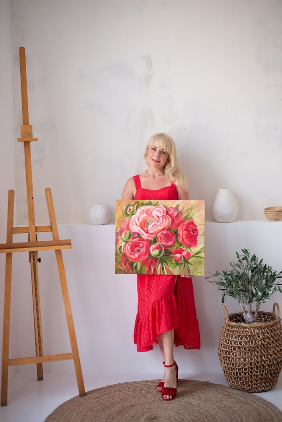 “Red flowers”