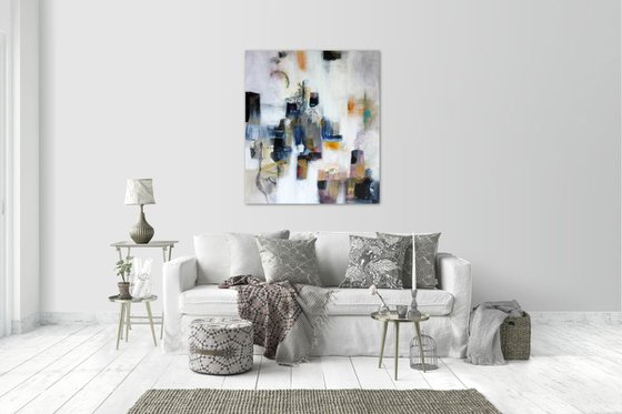 Dawn light. Abstract painting, large canvas art, original canvas painting, abstract art, contemporary art