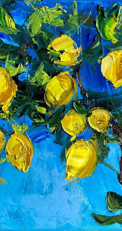 Lemon Landscape by Mily Art