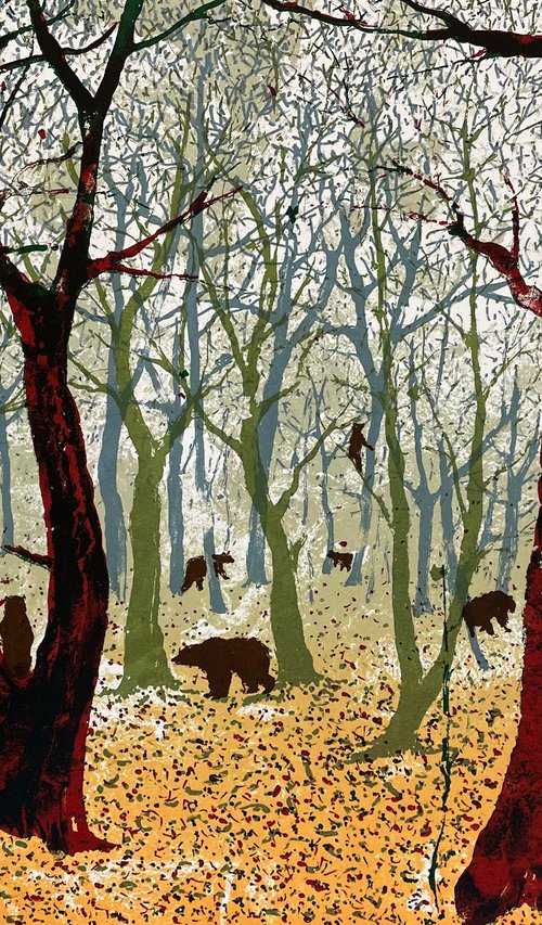 Bears in the Woods by Tim Southall