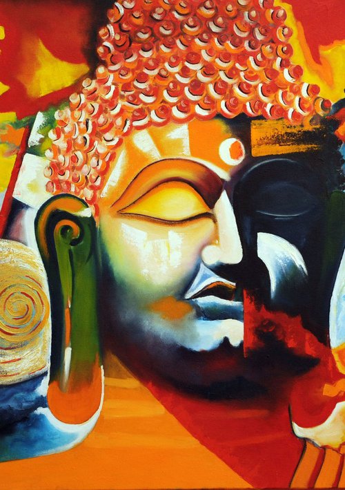 Buddha 16 by Arati Mishra