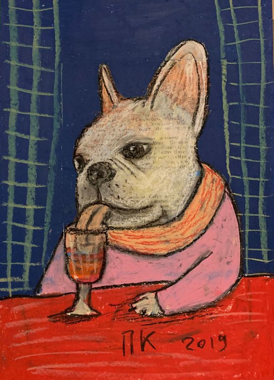 Drinking dog #61