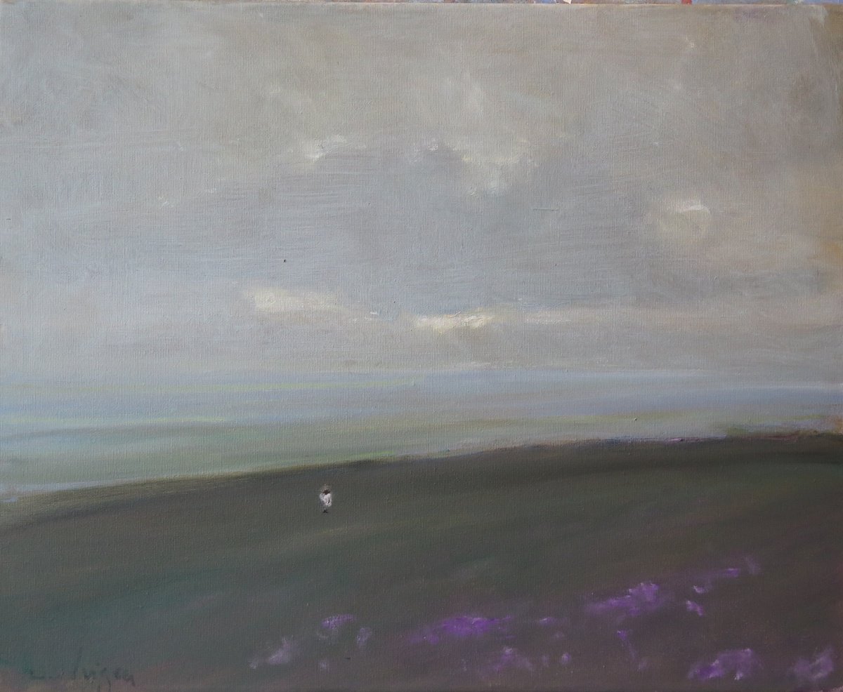 Dull, Misty Day In The Yorkshire Moors By Malcolm Ludvigsen, 20 X 15, Artwork For Sale On Artfinder