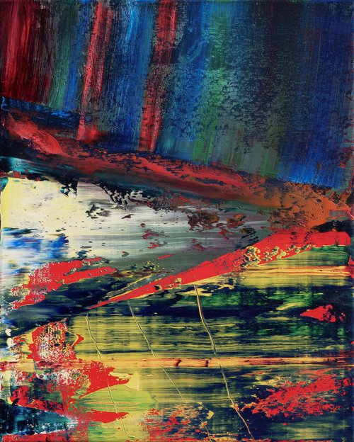 50x40 cm Abstract Painting Oil Painting Canvas Art by Vadim Shamanov