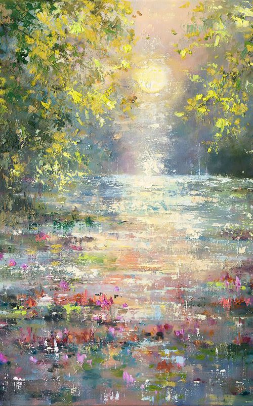 'Dance over Pond' by Ewa Czarniecka