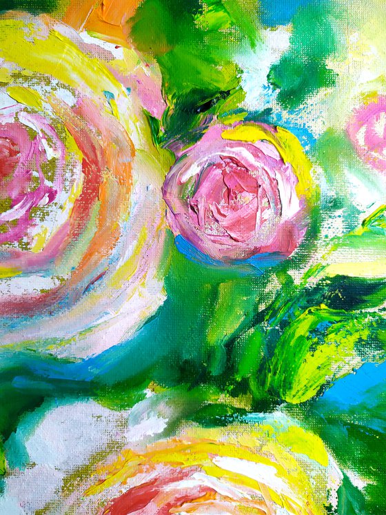 Abstract roses