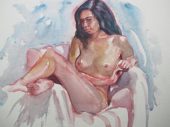 reclining female nude