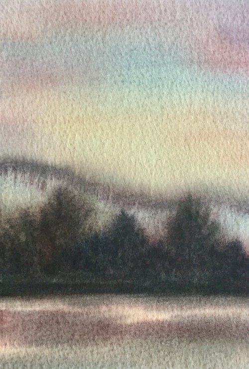 Trees on the heath by Samantha Adams