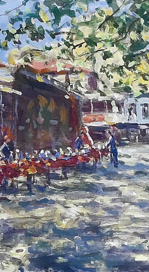 The flea market by Dimitris Voyiazoglou