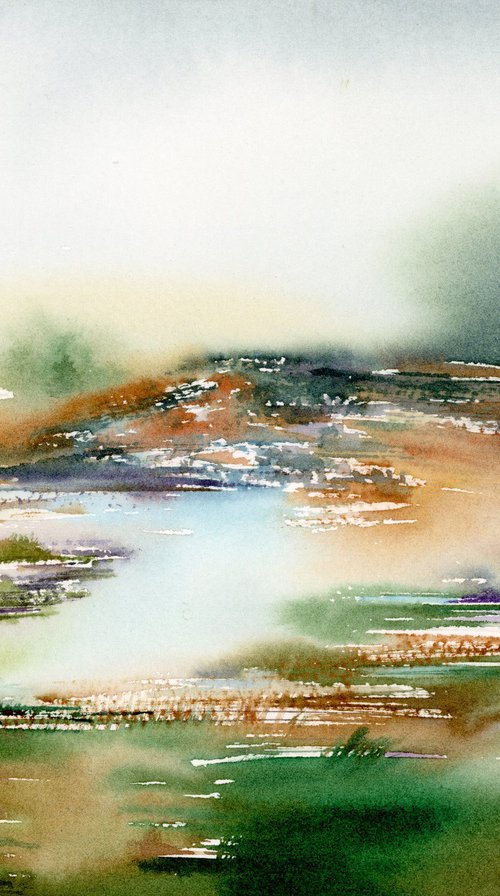 Mountain Lake by Olga Koelsch