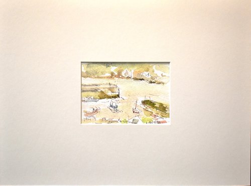 Cemaes Bay, Anglesey , North Wales -Watercolour Study No 1 by Ian McKay