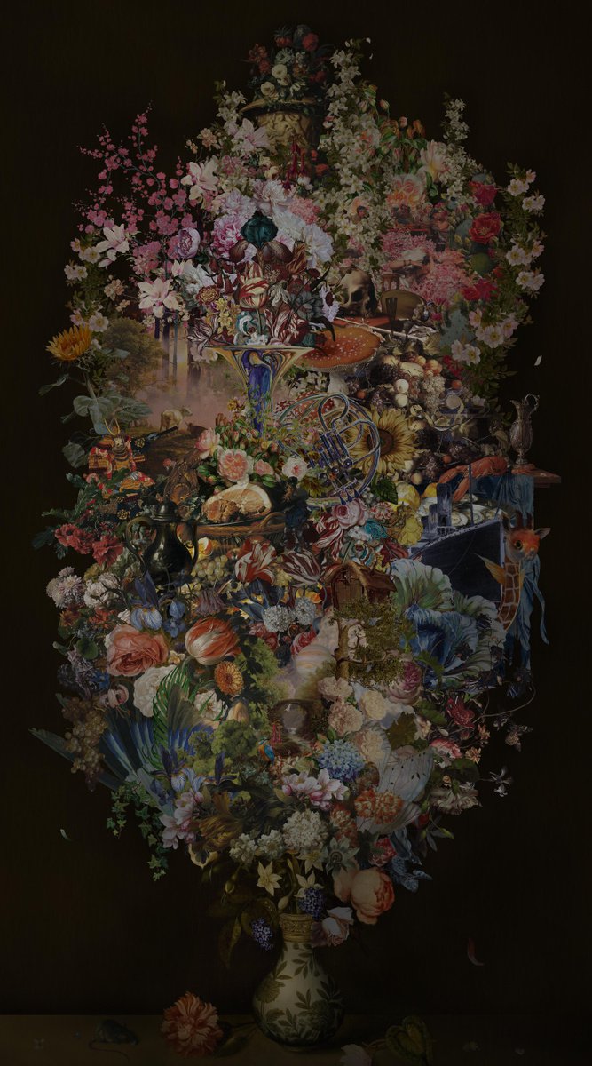 Surrealistic Still Life Giclee Print By Rosco Brittin, 20 X 35", A Call To Arms, Original Artwork