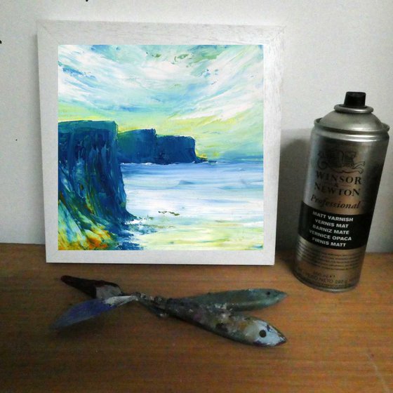 Blue Cliffs Seascape