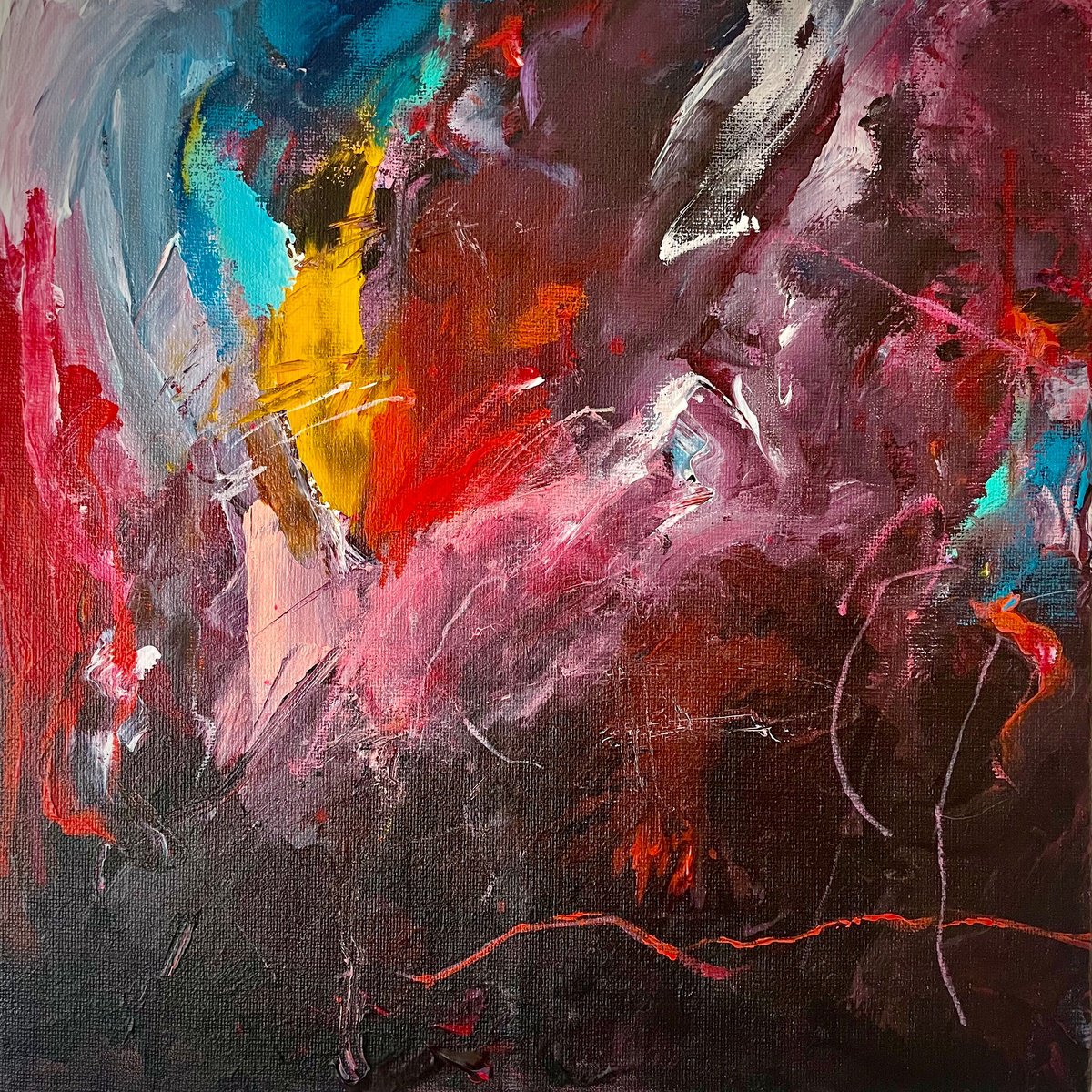 Unravelling By Jennifer Day, 12 X 12, Artwork For Sale On Artfinder