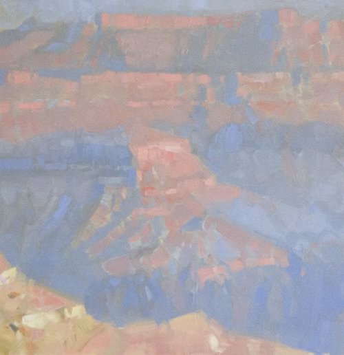 Grand Canyon South West art Handmade oil painting One of a kind Signed Large Size by Vahe Yeremyan
