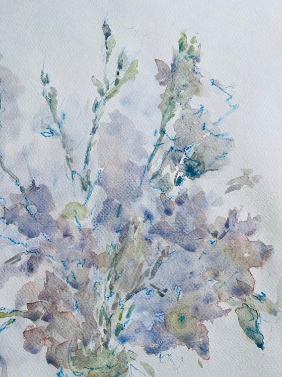 Blue bells 19,7x25,6 in