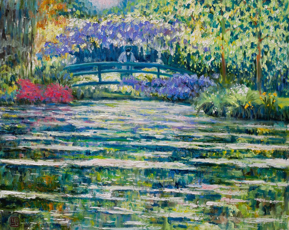 Phantoms Of Giverny By Liudmila Pisliakova, 20 X 16, Artwork For Sale On Artfinder