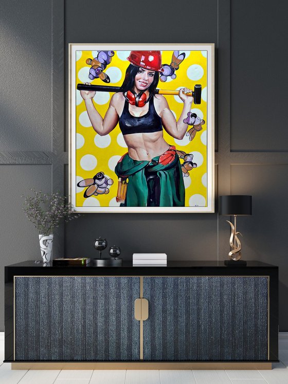 Girl with a Hammer