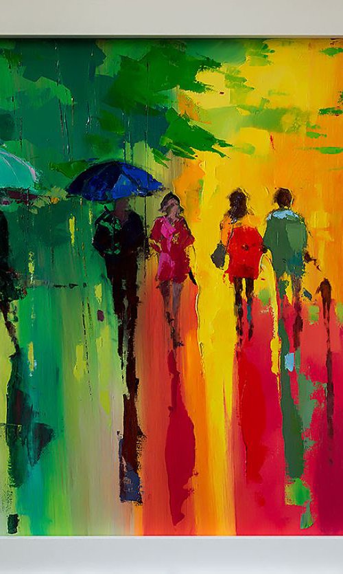 'Summer Stroll in London' by Ewa Czarniecka