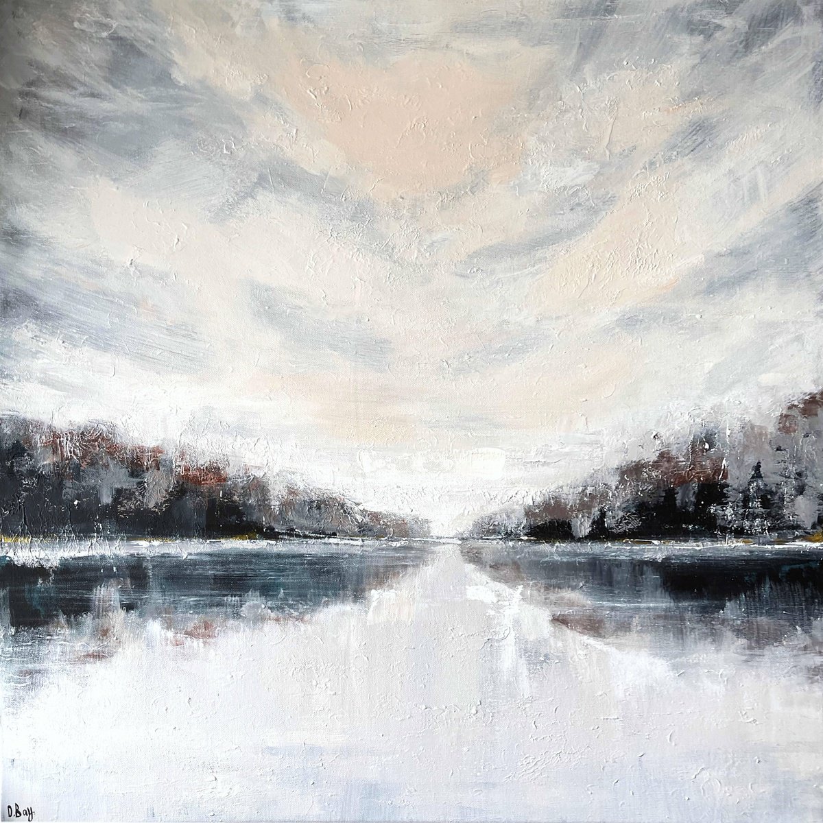  Calmness By Olesya Bay, 28 X 28, Artwork For Sale On Artfinder