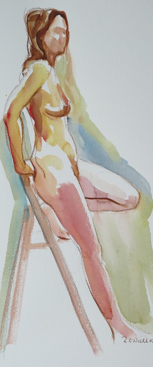 Standing female nude by Rory O’Neill