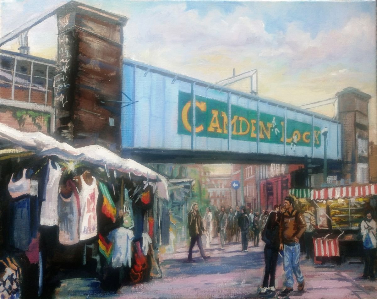 Camden market London by Mark Croucher