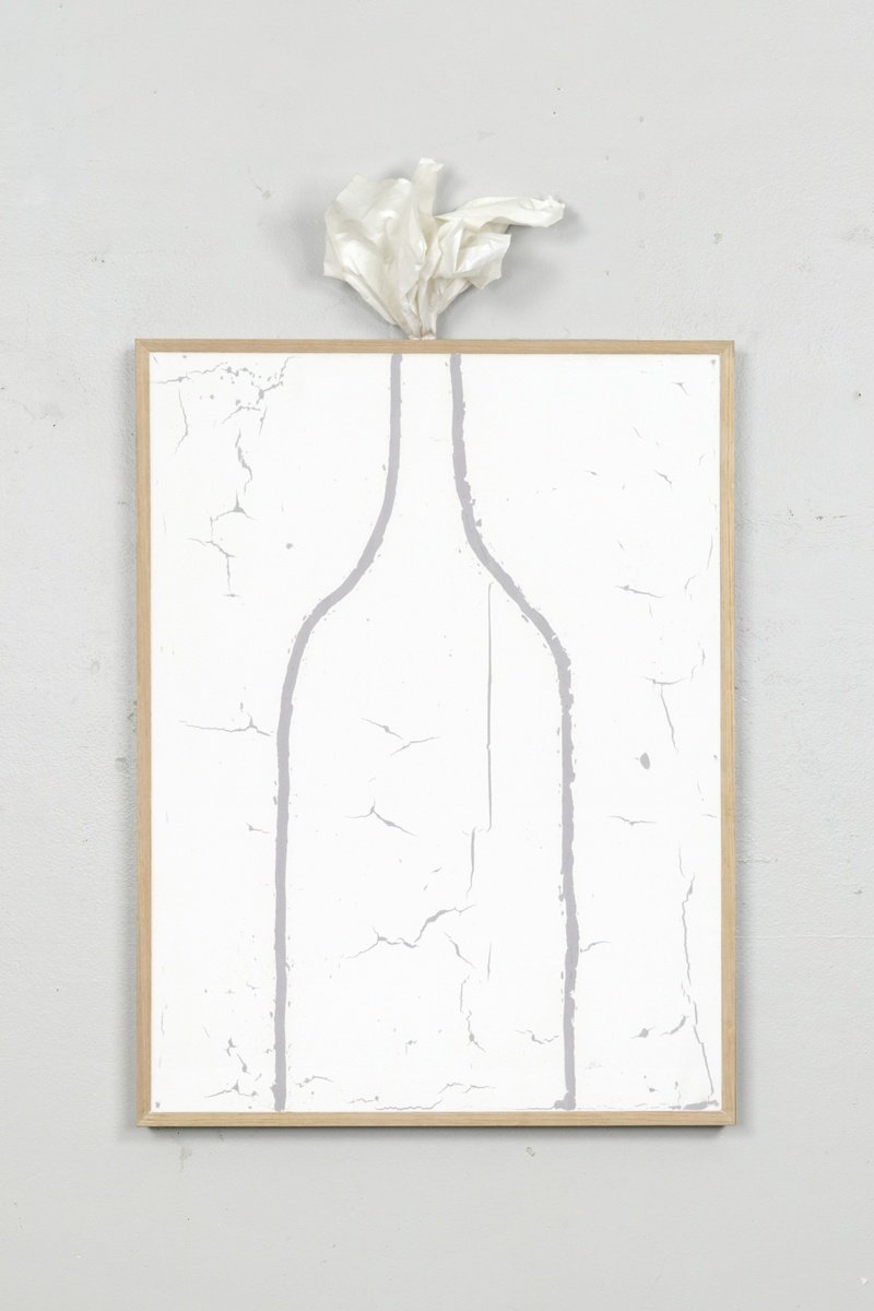 Geometric Abstract Painting By Johan Soderstrom, 25 X 39, #492 Container, Original Artwork