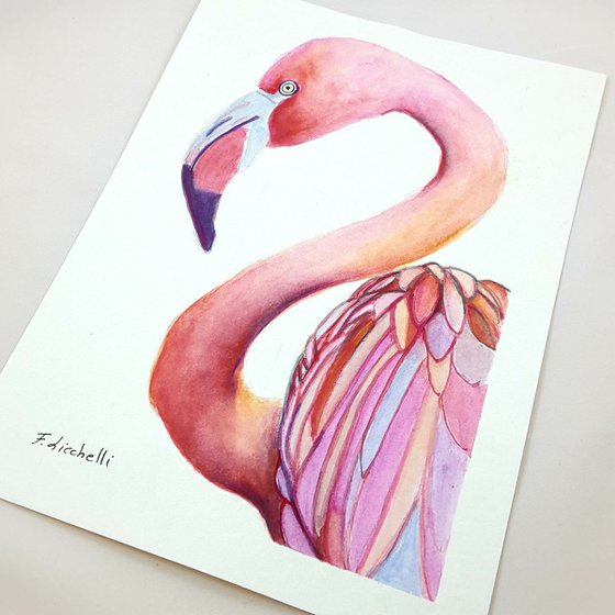 Pink flamingo