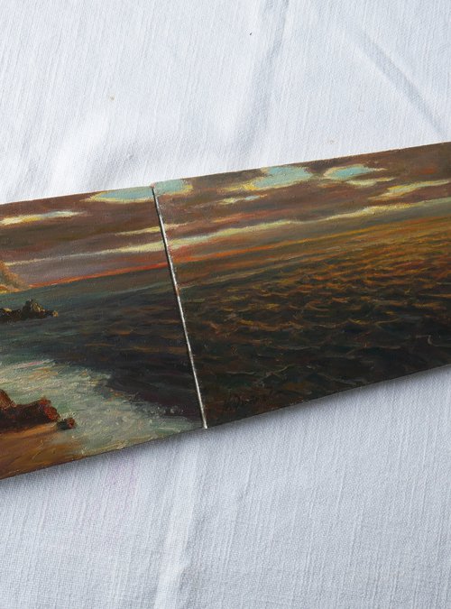 Seascape Triptych by Nikolay Dmitriev